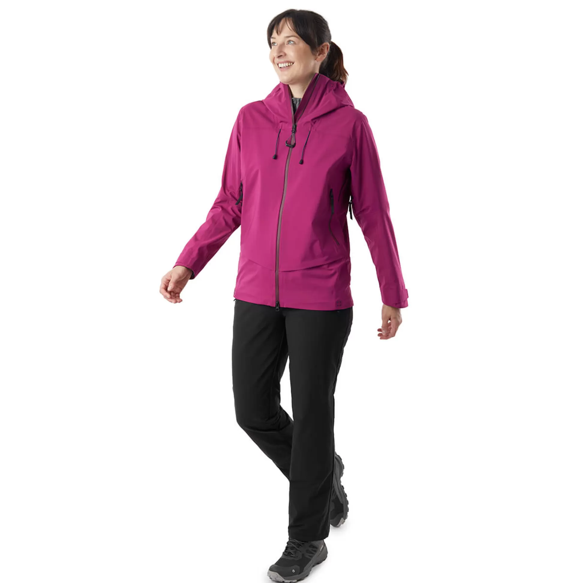 Hot Women'S Ventus Waterproof Jacket Raspberry Pink Women Waterproofs